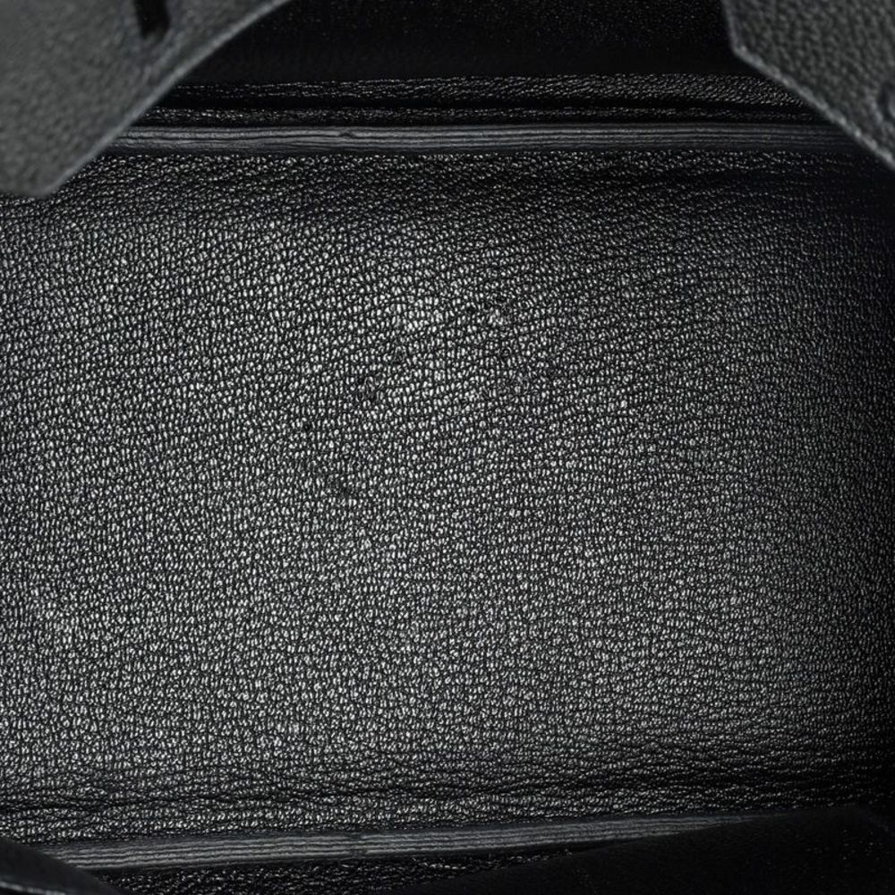 Hermes Birkin Handbag Black Togo with Gold Hardware 25 Black - Picture 6 of 10